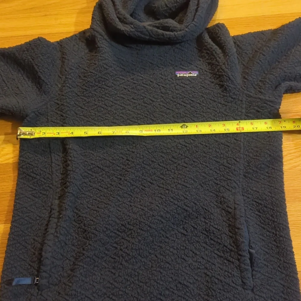 Patagonia Diamond Capra Small Fleece Hoody Navy Blue Women’s EUC - Picture 6 of 11
